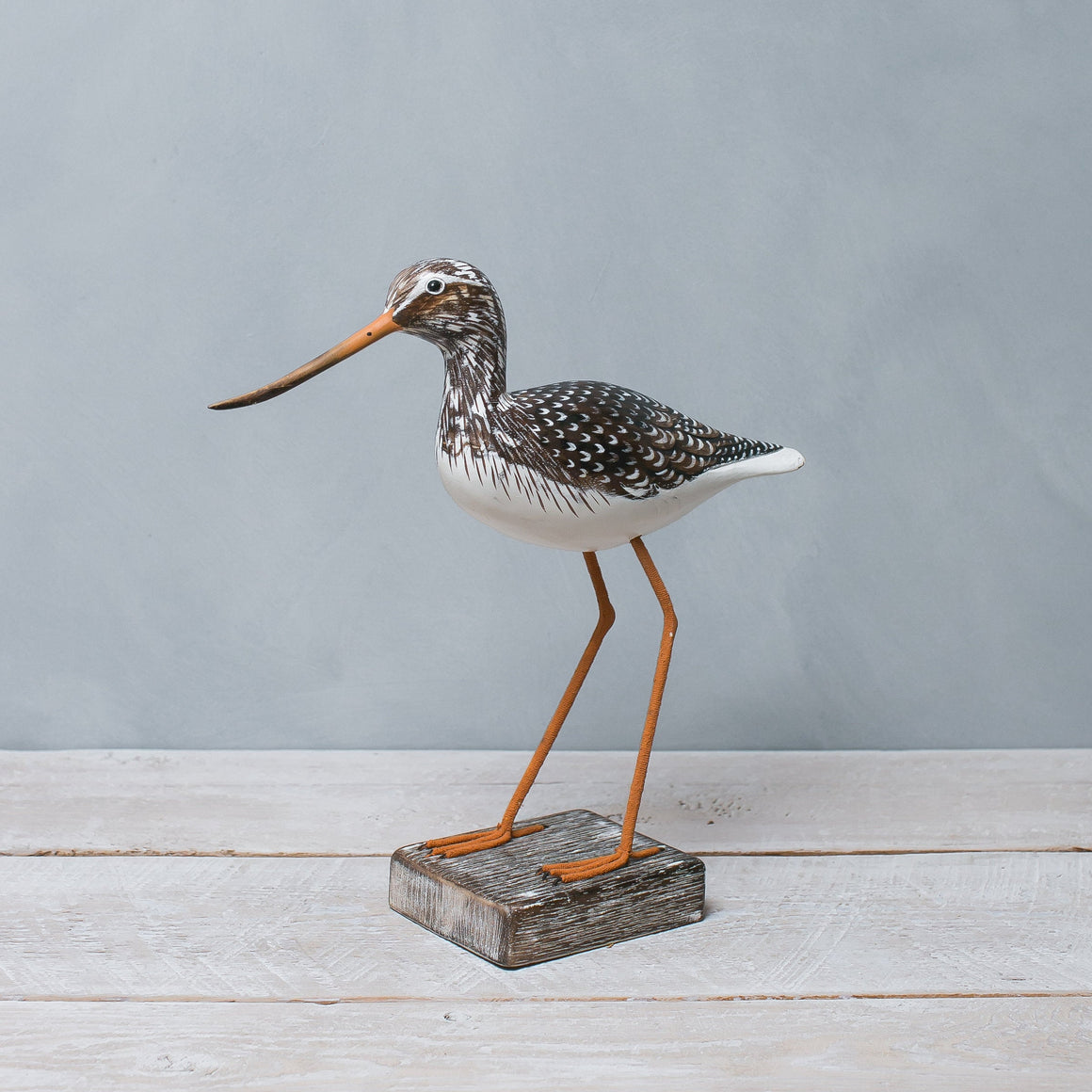 Hand Carved Wooden Greater Yellowlegs Pair
