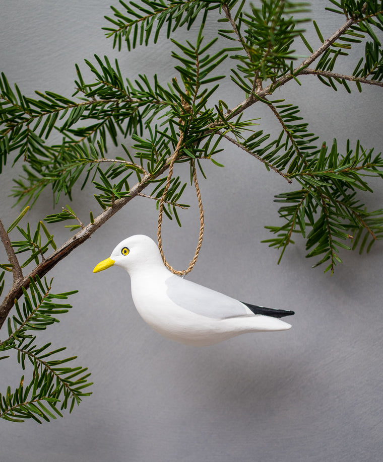 Hanging Seagull Ornament