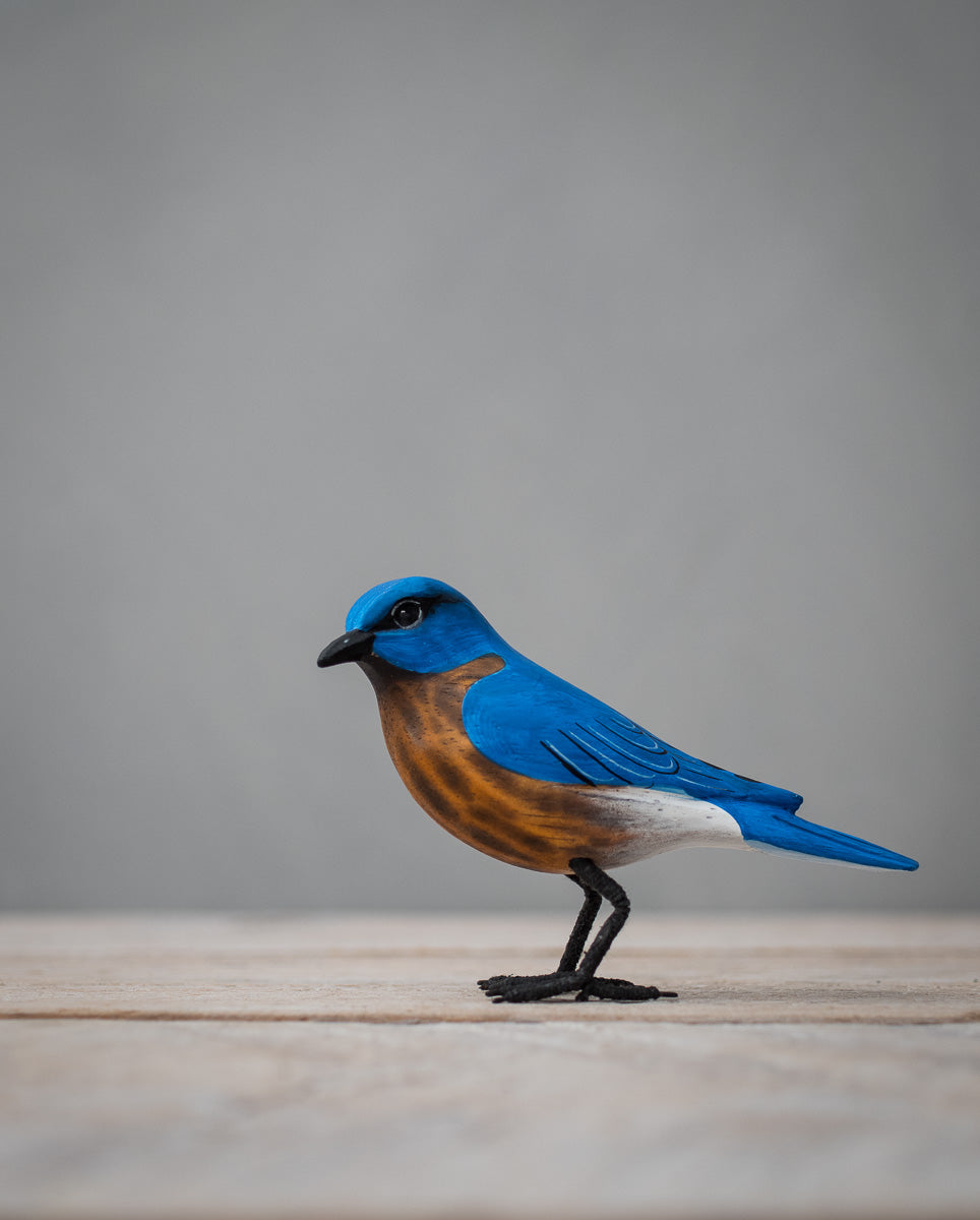 Mini Bluebird Ornament -5"L