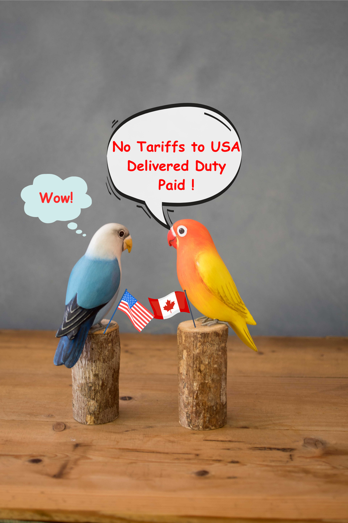 American Avocet Pair - H 12" Hand Carved Shorebird