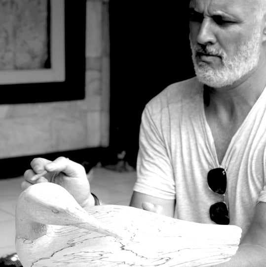 Hand Carved Wooden Puffin – 5"H - Bird Sculpture – Handmade Wooden Seabird – Coastal Decor Gift (Copy)