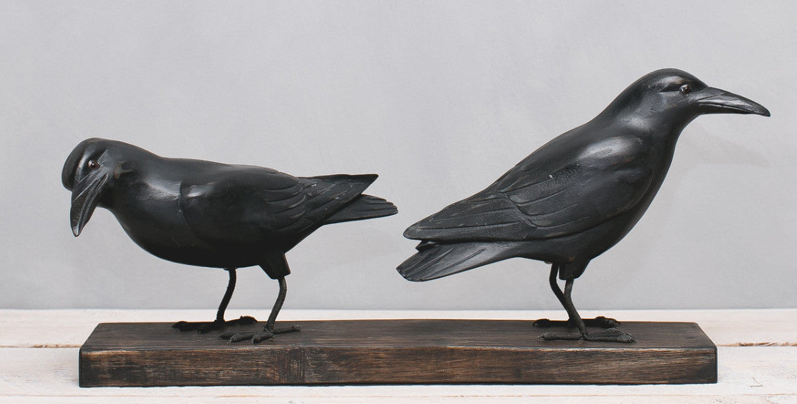 Crow Pair - 20"L