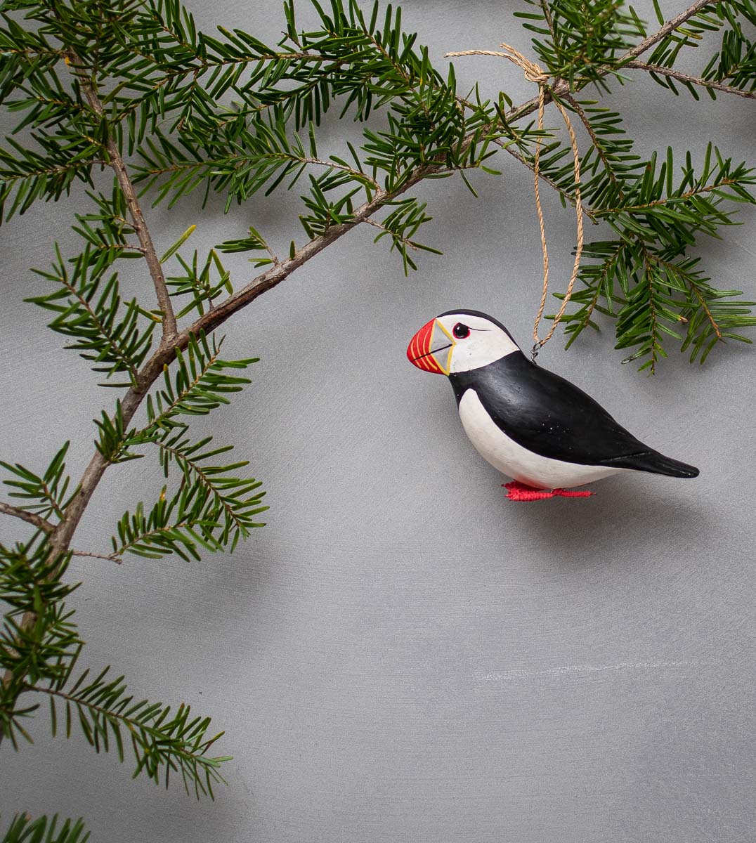 Hanging Puffin Ornament