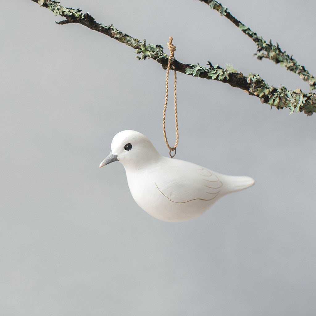 FSL Flat Dove Ornament Decorations - Embroidery Online